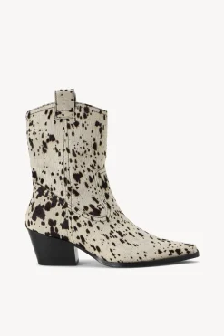 STAUD JUNE BOOT  BLACK WHITE HAIRCALF BLACKWHITEHAIRCALF Outlet