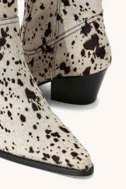 STAUD JUNE BOOT  BLACK WHITE HAIRCALF BLACKWHITEHAIRCALF Outlet