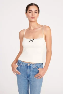 STAUD KAMALI TOP IVORY Sale