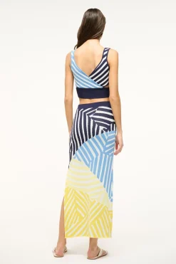 STAUD KARINA SKIRT  MOSAIC MULTI MOSAICMULTI