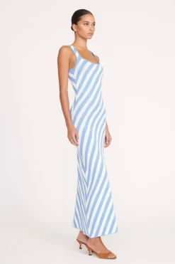STAUD KATIE DRESS  BLUE SEASHORE STRIPE BLUESEASHORESTRIPE Outlet