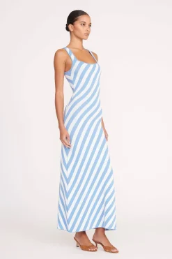 STAUD KATIE DRESS  BLUE SEASHORE STRIPE BLUESEASHORESTRIPE Outlet