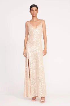 STAUD KEZIA DRESS BEIGE Hot