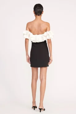 STAUD KIARA DRESS BLACK IVORY BLACKIVORY Online