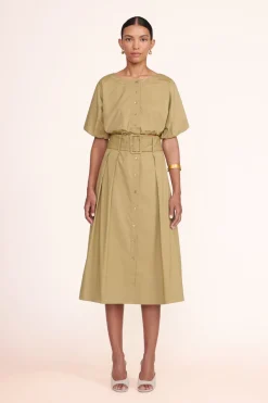 STAUD KINGSLEY SKIRT   KHAKI Sale