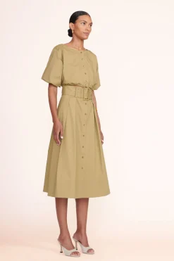 STAUD KINGSLEY SKIRT   KHAKI Sale
