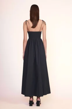 STAUD LANDRY DRESS   BLACK New