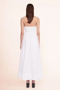 STAUD LANDRY DRESS WHITE Outlet