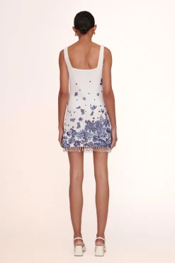 STAUD LE SABLE DRESS  BLUE TOILE BLUETOILE