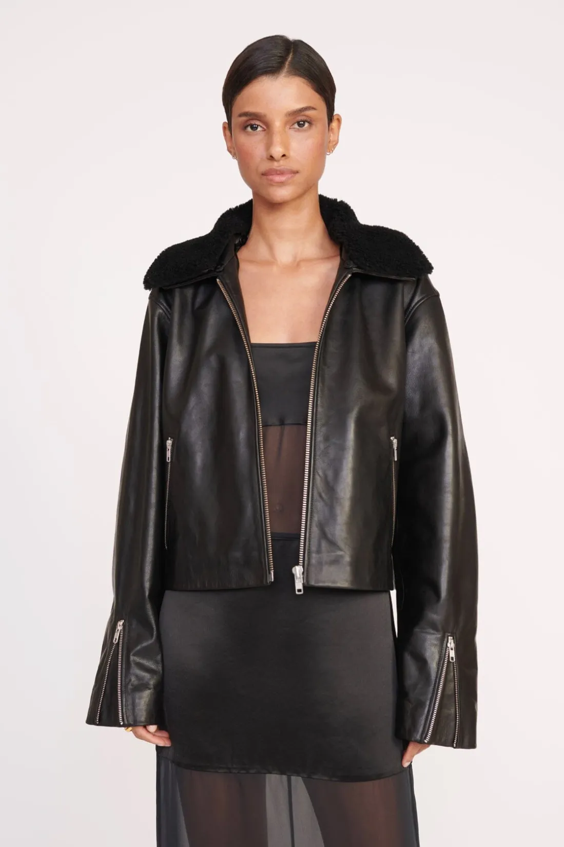 STAUD LENORA JACKET BLACK Hot