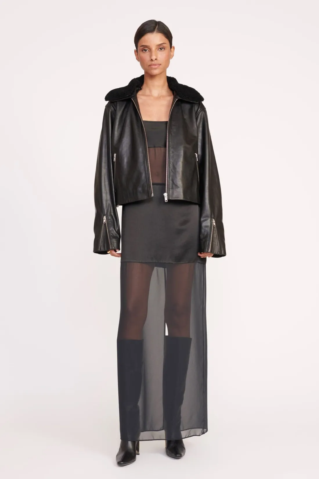 STAUD LENORA JACKET BLACK Hot
