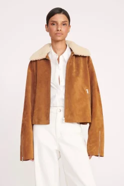 STAUD LENORA JACKET TAN Best