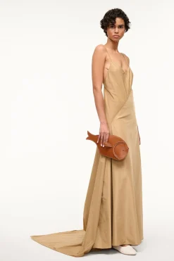STAUD LEONARDO DRESS   FAWN Hot