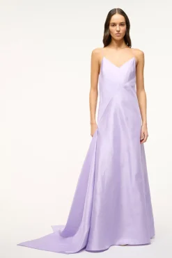 STAUD LEONARDO DRESS   LILAC Outlet