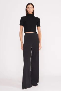 STAUD LILOU SWEATER   BLACK Hot
