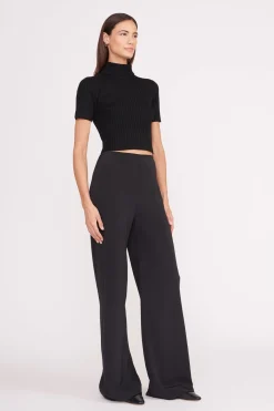 STAUD LILOU SWEATER   BLACK Hot