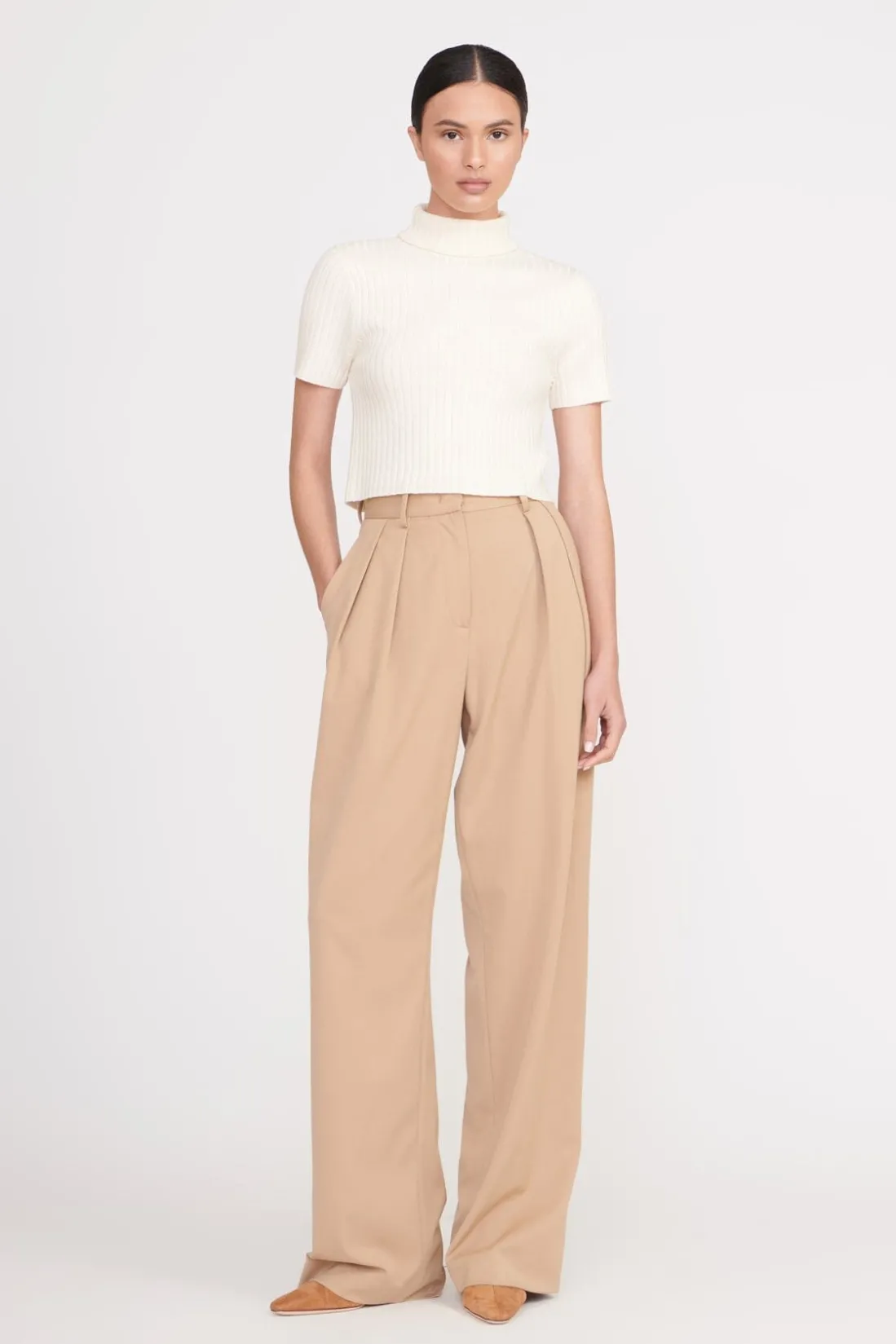 STAUD LILOU SWEATER IVORY Best