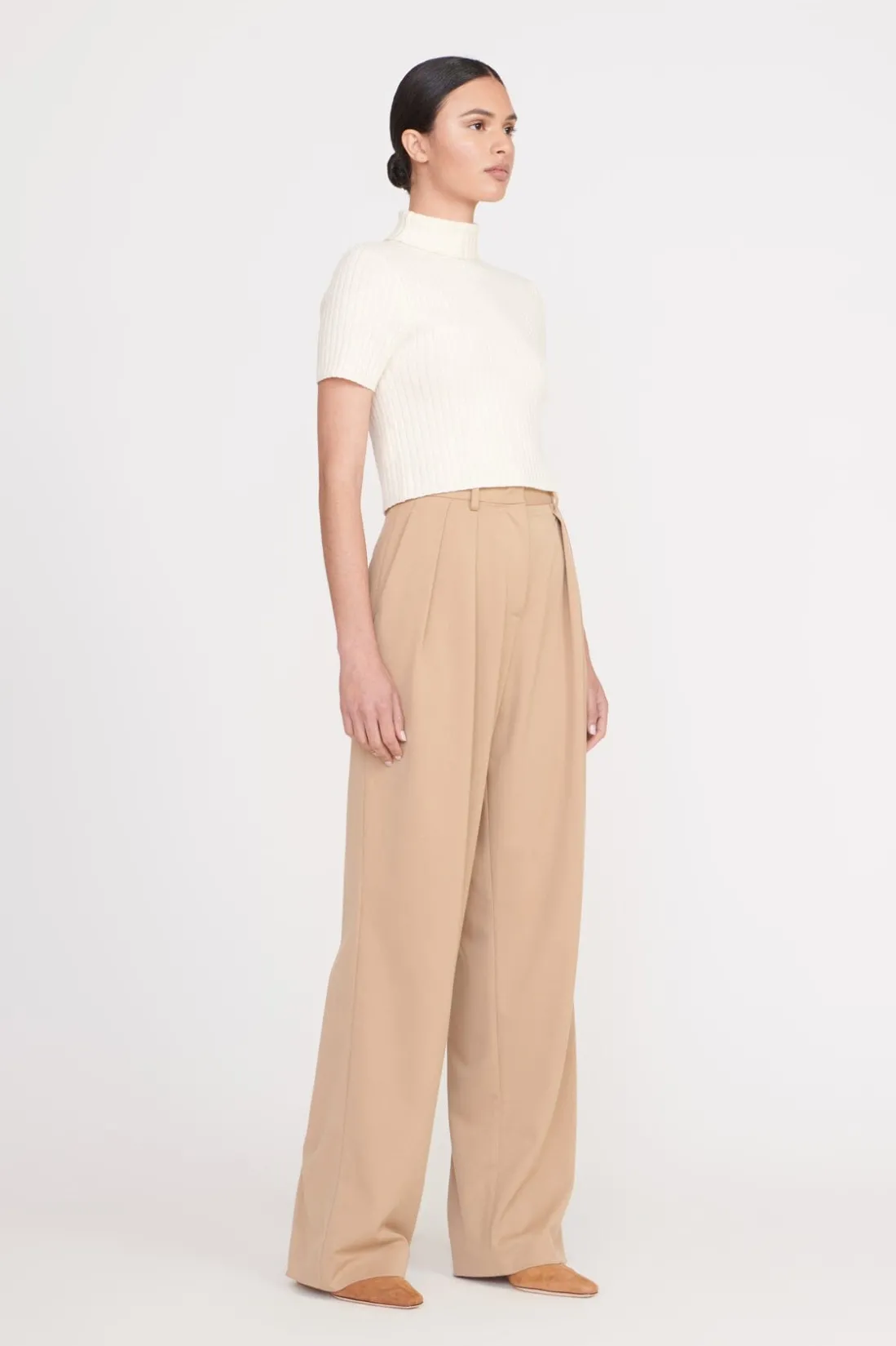 STAUD LILOU SWEATER IVORY Best