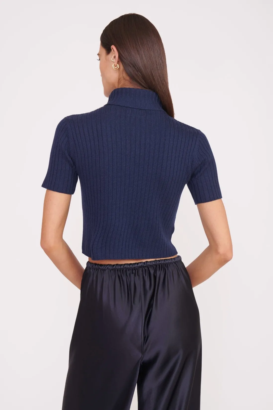STAUD LILOU SWEATER NAVY Best