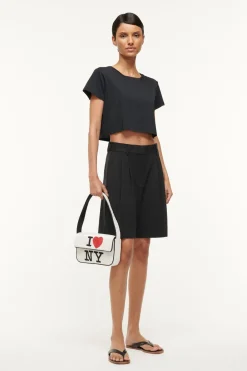 STAUD LONG LUISA SHORT   BLACK Hot