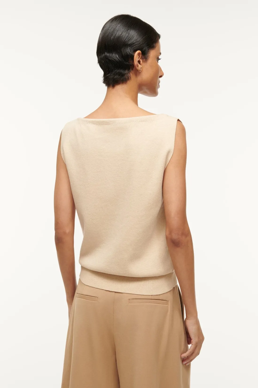 STAUD LONG LUISA SHORT CAMEL Clearance