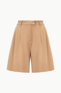 STAUD LONG LUISA SHORT CAMEL Clearance