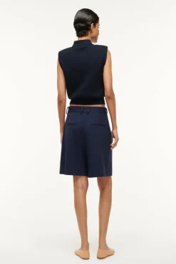 STAUD LONG LUISA SHORT   NAVY