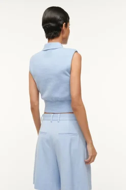 STAUD LONG LUISA SHORT   PERIWINKLE Sale