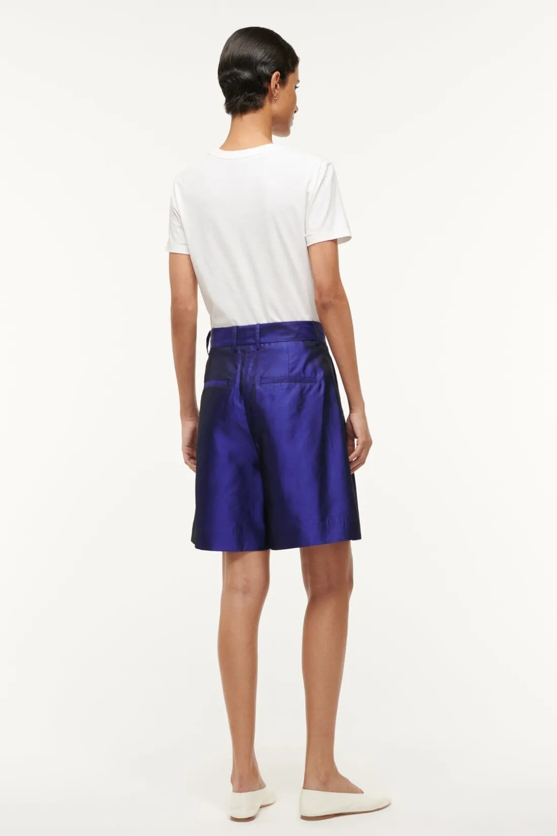 STAUD LONG LUISA SHORT VIOLET Clearance