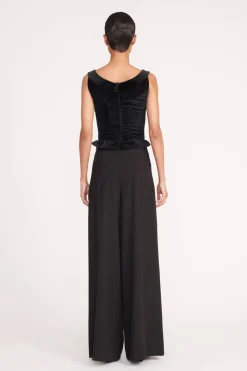 STAUD LORELAI TOP   BLACK Clearance