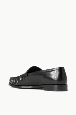 STAUD LOULOU LOAFER   BLACK Discount