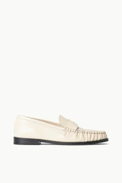 STAUD LOULOU LOAFER CREAM Best
