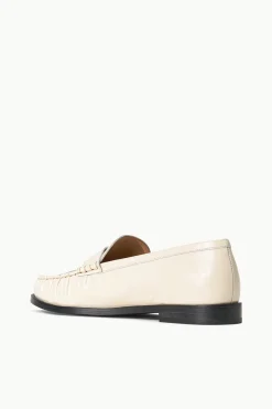 STAUD LOULOU LOAFER CREAM Best