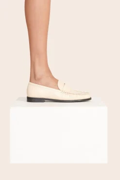 STAUD LOULOU LOAFER CREAM Best