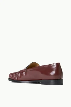 STAUD LOULOU LOAFER MAHOGANY Sale