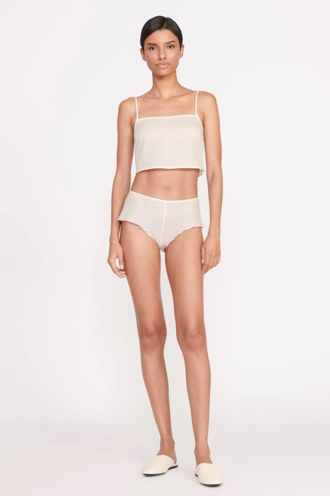 STAUD LOVEINA TOP IVORY New