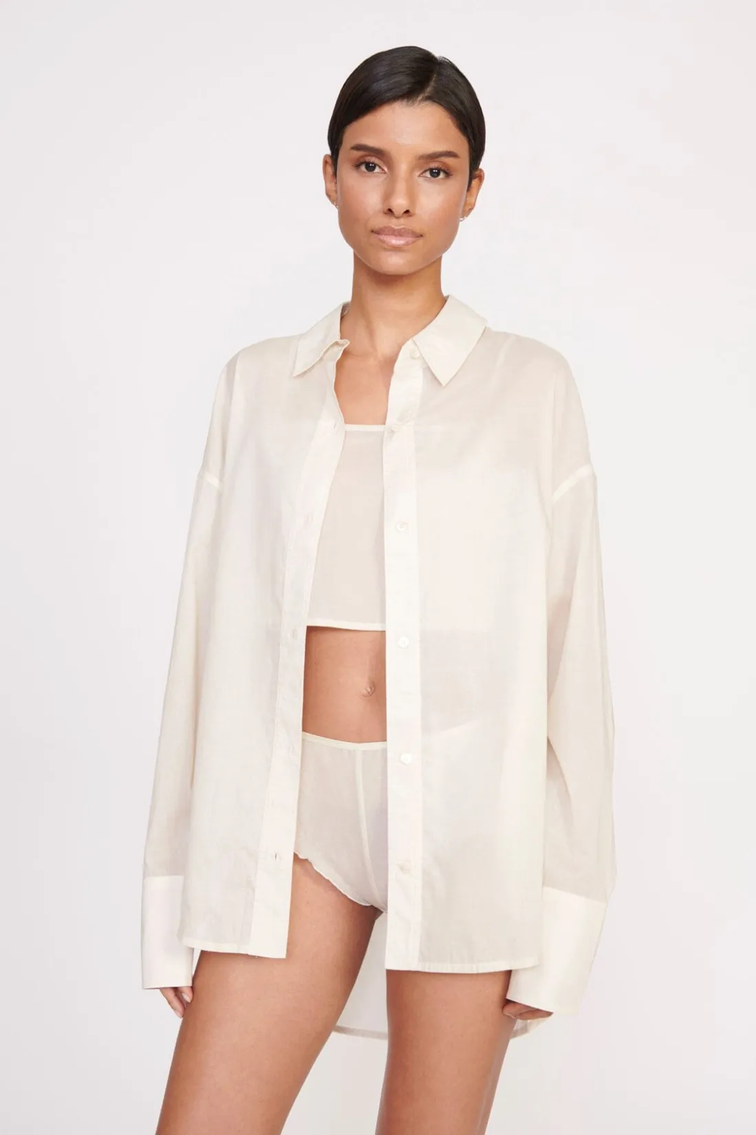 STAUD LOVEINA TOP IVORY New