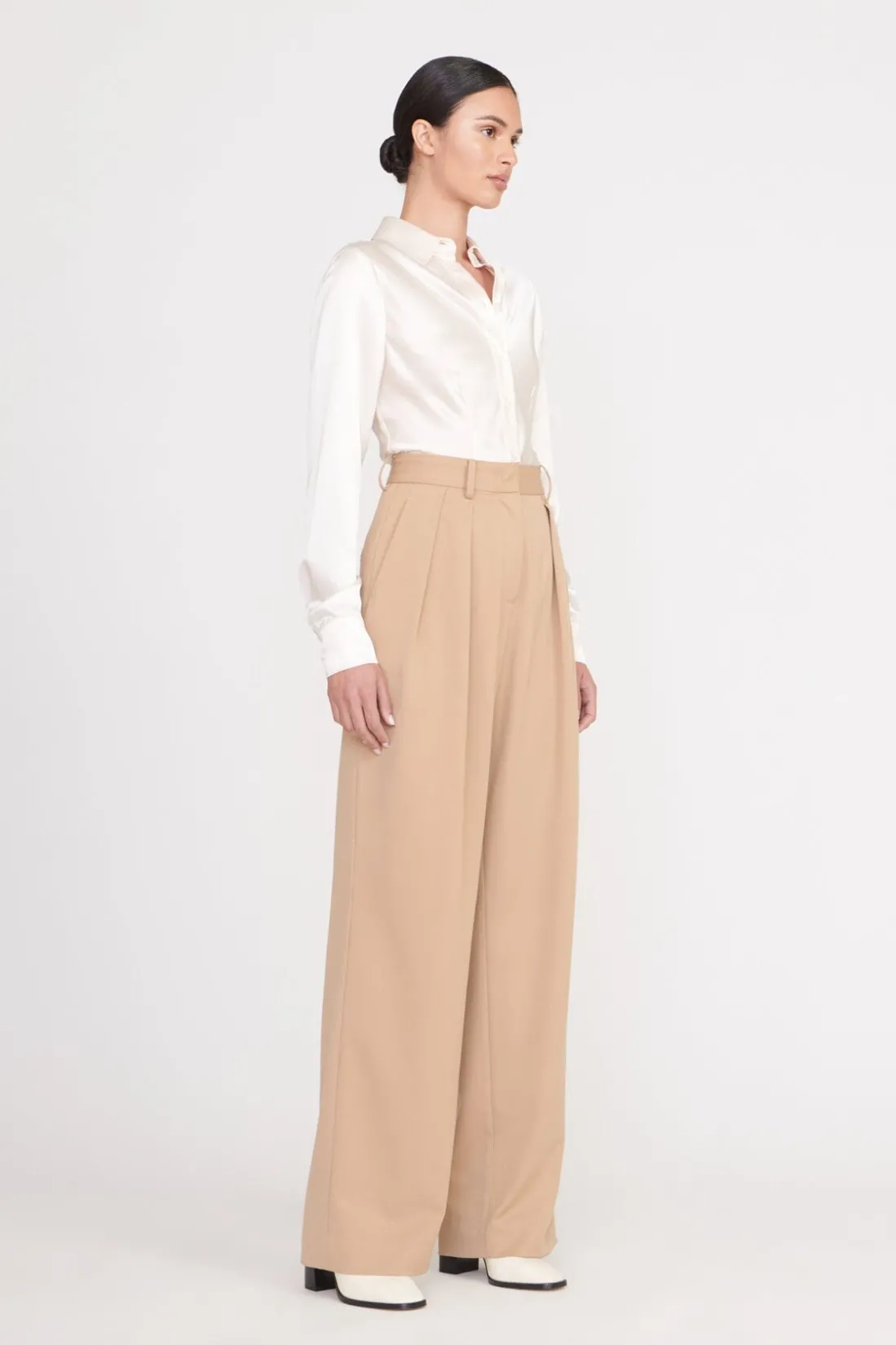 STAUD LUISA PANT CAMEL SUITING CAMELSUITING Online
