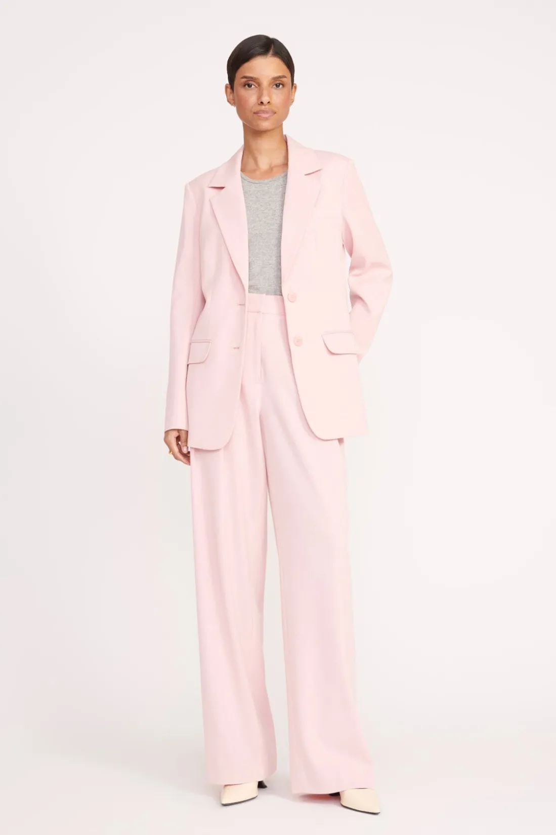 STAUD LUISA PANT CHERRY BLOSSOM SUITING CHERRYBLOSSOM Sale