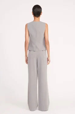 STAUD LUISA PANT HEATHER GREY SUITING HEATHERGREY Outlet