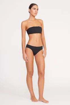 STAUD MALA BIKINI TOP BLACK New