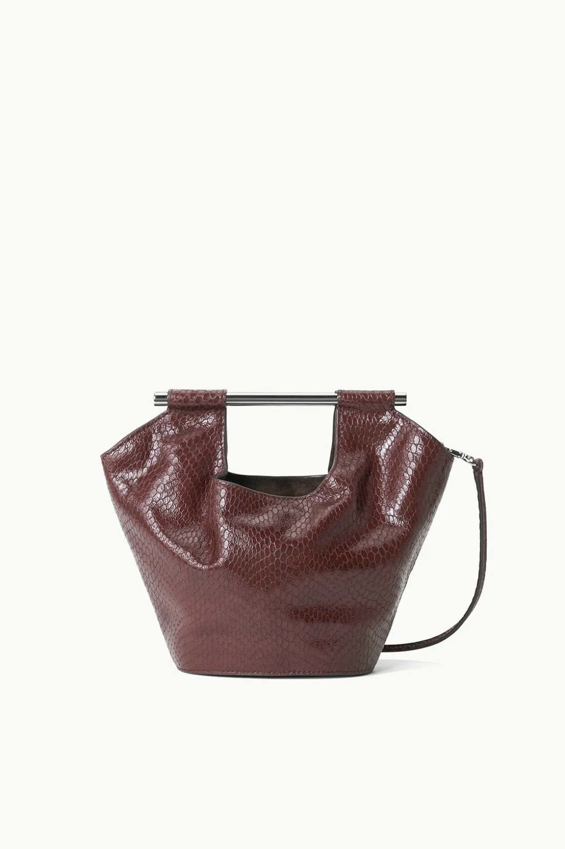 STAUD MAR MINI BUCKET BAG MAHOGANY Outlet