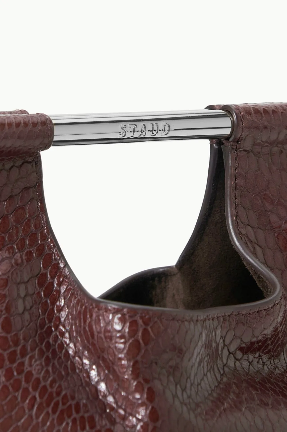 STAUD MAR MINI BUCKET BAG MAHOGANY Outlet