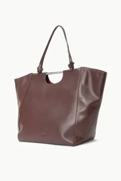 STAUD MAR TOTE   RAISIN Hot