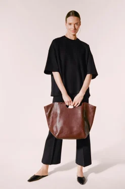 STAUD MAR TOTE   RAISIN Hot