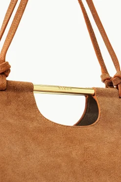 STAUD MAR TOTE   SUEDE TAN Discount