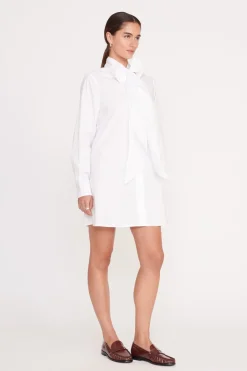 STAUD MARYN DRESS WHITE Clearance
