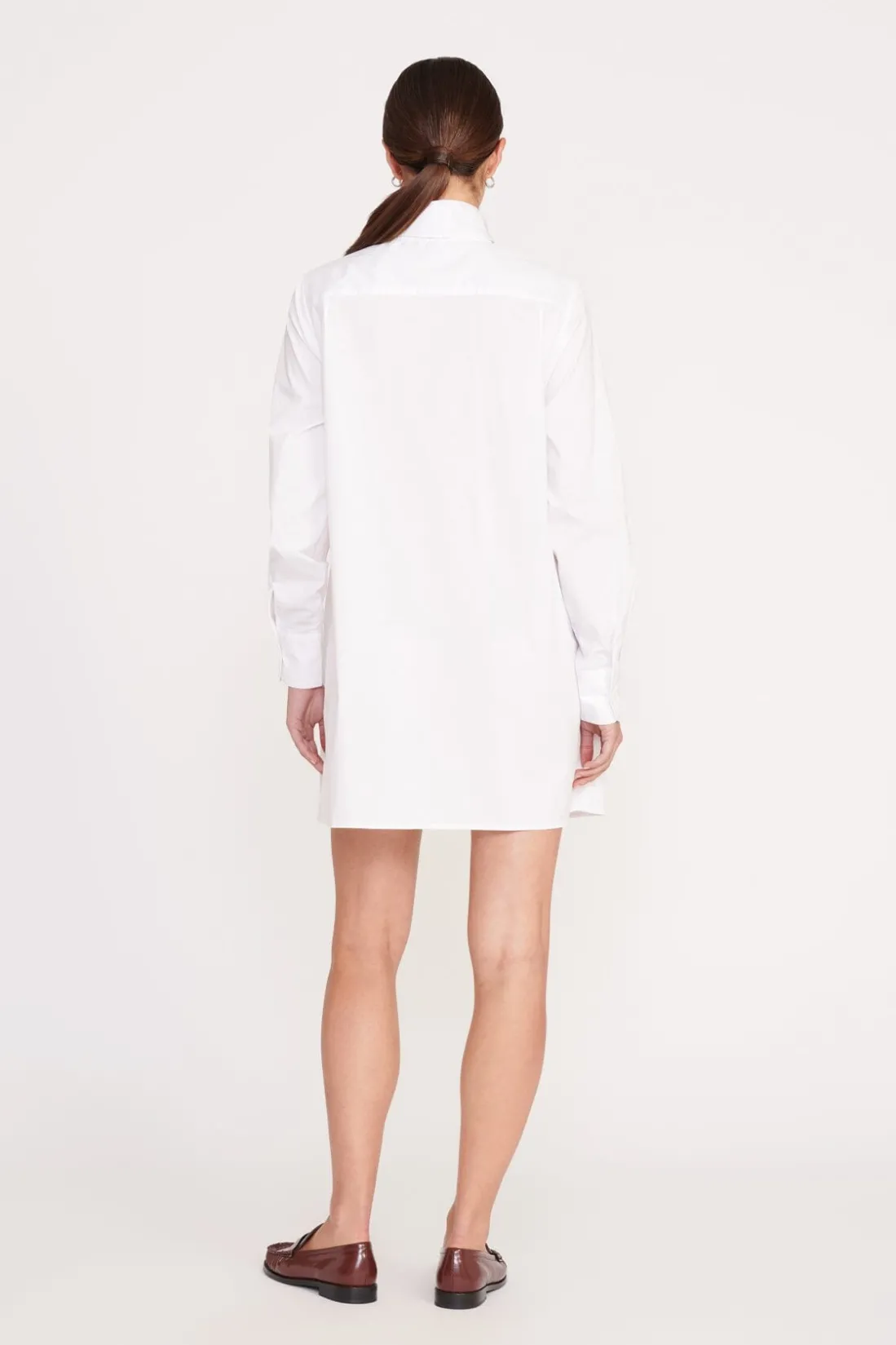 STAUD MARYN DRESS WHITE Clearance