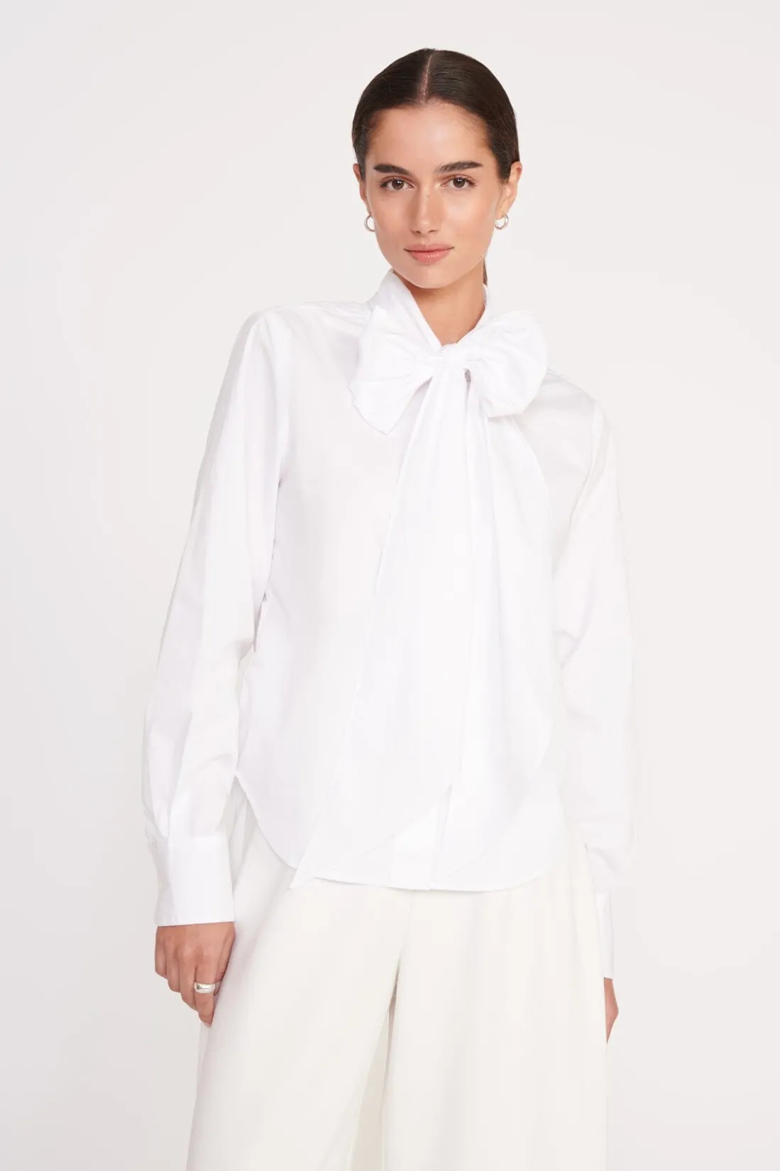 STAUD MARYN TOP WHITE New