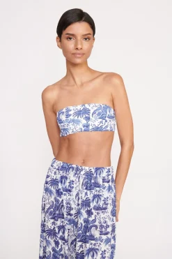 STAUD MARZA PANT  BLUE TOILE BLUETOILE Discount